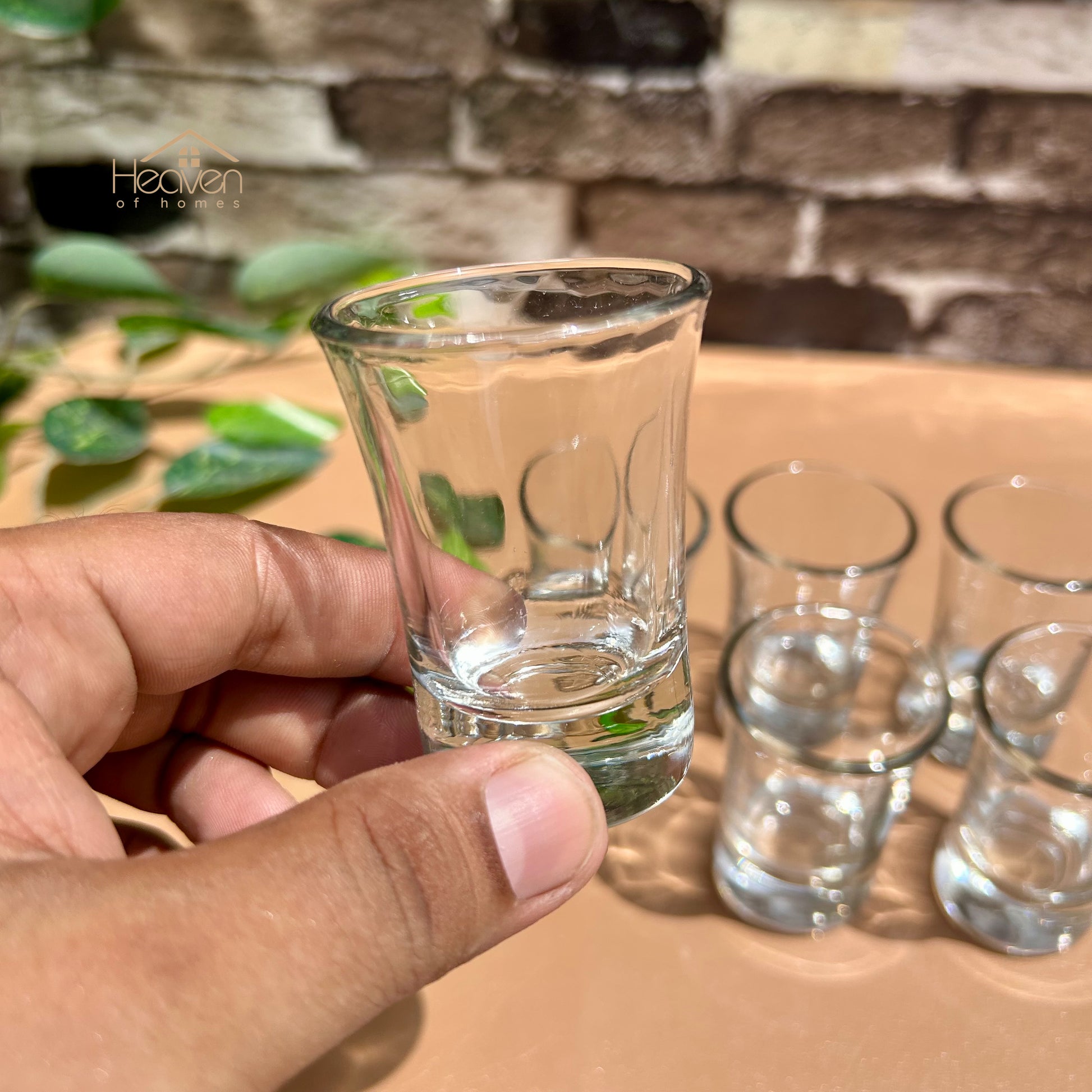 Heaven® Zam Zam Mini Glasses – Set of 6 for Decor or Candle Crafting Nilofar - Heaven of homes - Sale Pakistan