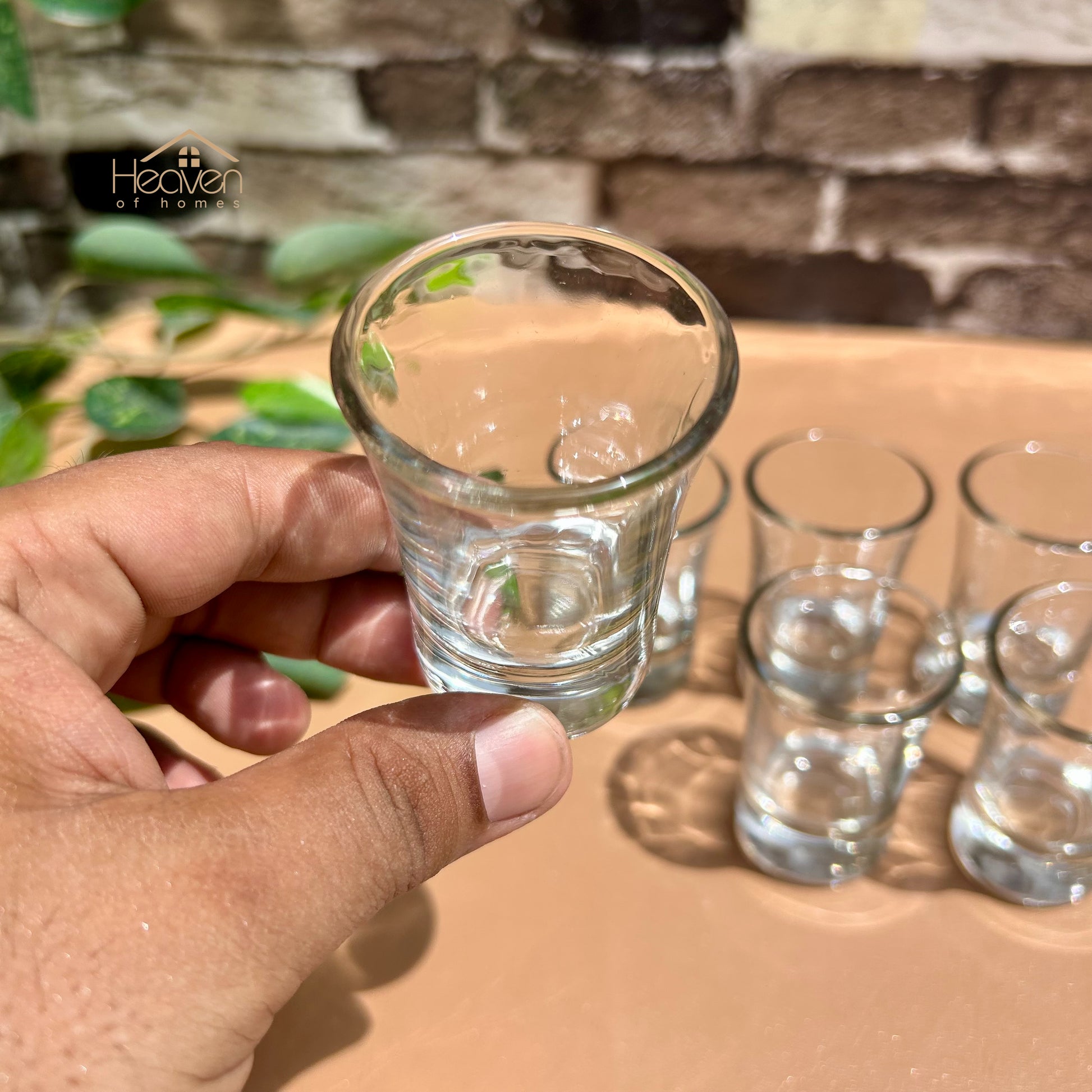 Heaven® Zam Zam Mini Glasses – Set of 6 for Decor or Candle Crafting Nilofar - Heaven of homes - Sale Pakistan