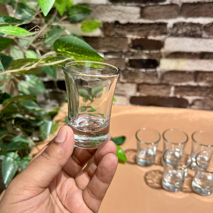 Heaven® Zam Zam Mini Glasses – Set of 6 for Decor or Candle Crafting Nilofar - Heaven of homes - Sale Pakistan