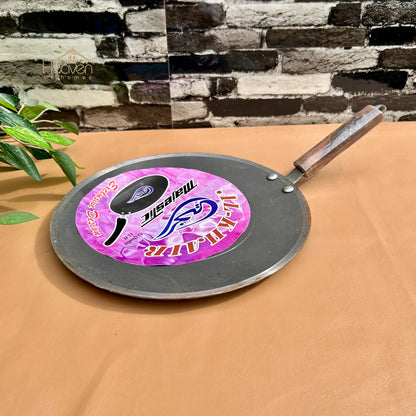 Majestic Heavy-Duty Iron Tawa – 11", 12" & 13" Sizes | Traditional Flat Pan for Roti & Paratha