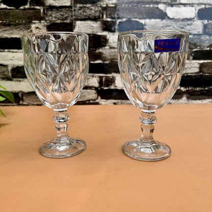 Delisoga® Classic Glasses Set - 6-Pieces Vine Glass | Elegant Collection 340ml