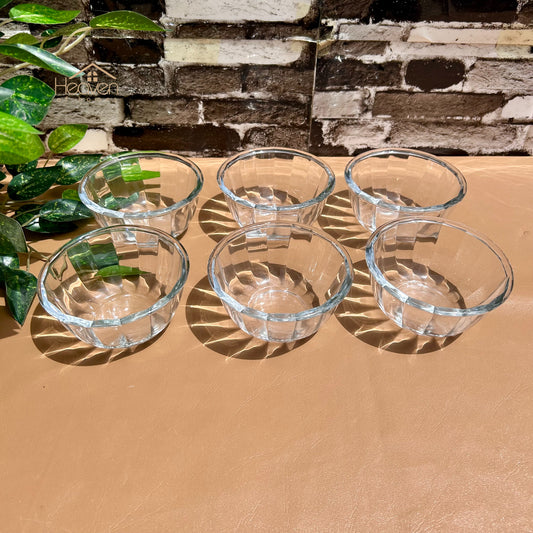 Royal Set of 6 Beautiful Soup Bowls 5 Inches Microwave Bowls Lining - Heaven of homes - Sale Pakistan
