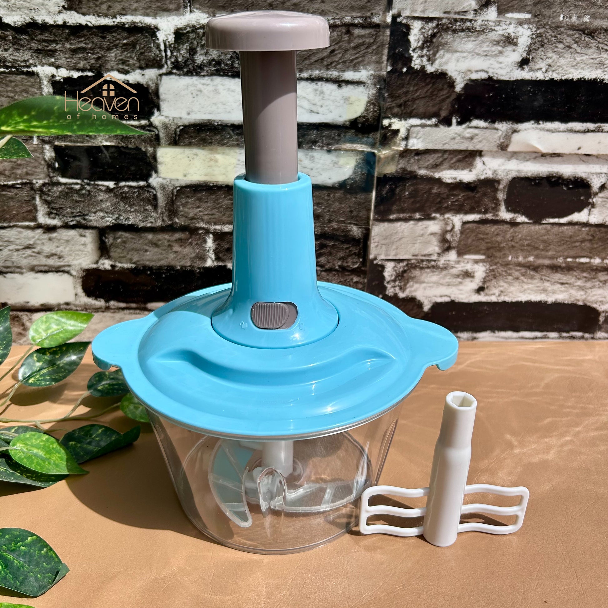 Manual Food Chopper – 2L & 1.5L Cutter with Hand Pull Cord - Heaven of homes - Sale Pakistan