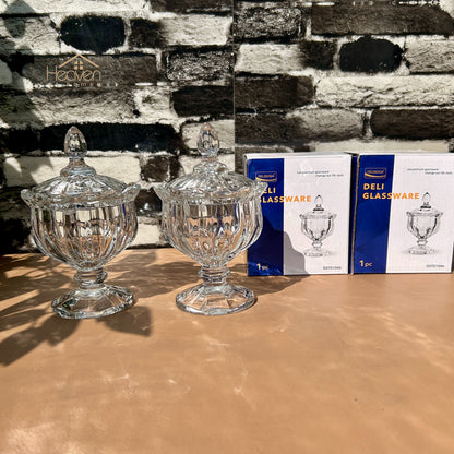 Delisoga® Set of 2 Candy Dishes with Stand | Elegant Serving & Storage