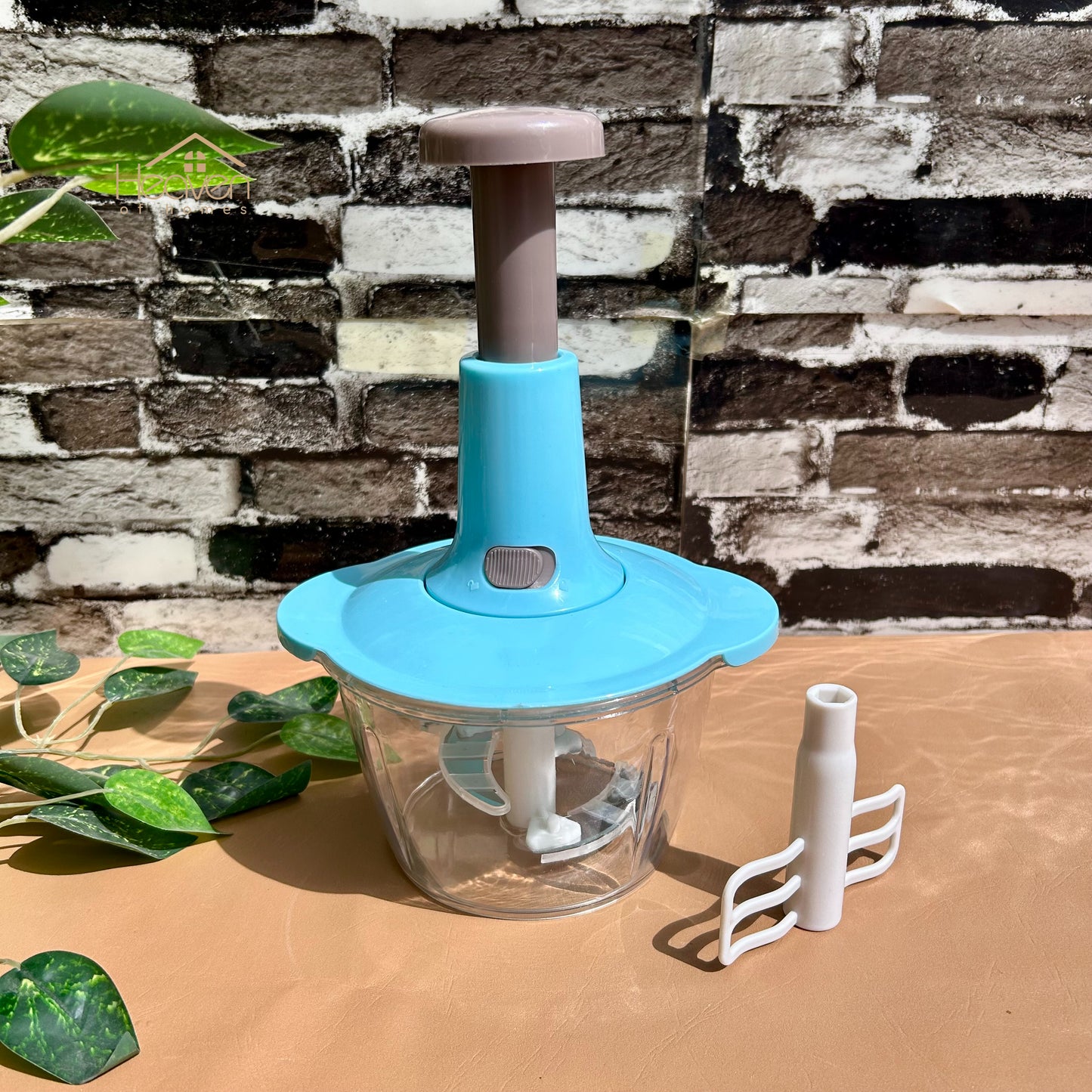 Manual Food Chopper – 2L & 1.5L Cutter with Hand Pull Cord - Heaven of homes - Sale Pakistan
