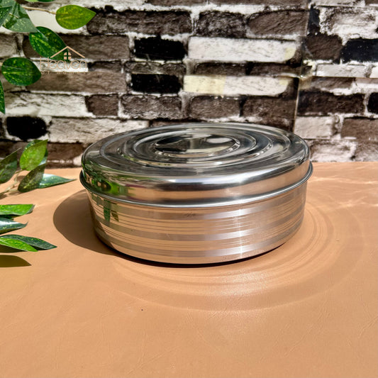 Heaven® Stainless steel Spice box Indian masala daba dry fruit box accessory container 12 Inches - Heaven of homes - Sale Pakistan