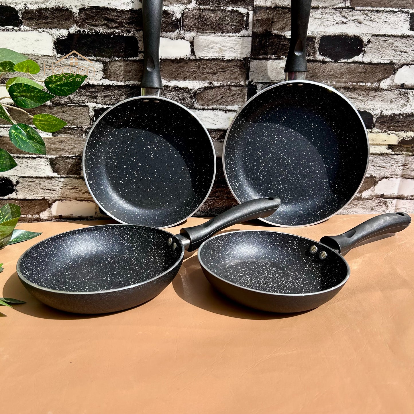 Westin AR Marble Coated Non-Stick Frying Pan – 18cm-30cm Skillet Range for Everyday Cooking - Heaven of homes - Sale Pakistan