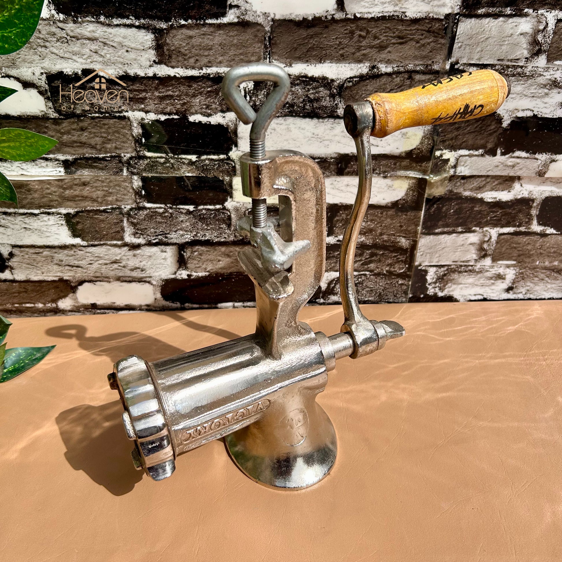 Heaven® Manual Qeema Machine – Hand-Crank Meat Mincer for Home Use - Heaven of homes - Sale Pakistan