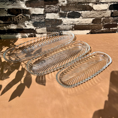 Heaven 3-Piece Kebab Serving  Dish Set – 14", 12", 10" Serving Platters