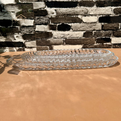 Heaven 3-Piece Kebab Serving  Dish Set – 14", 12", 10" Serving Platters