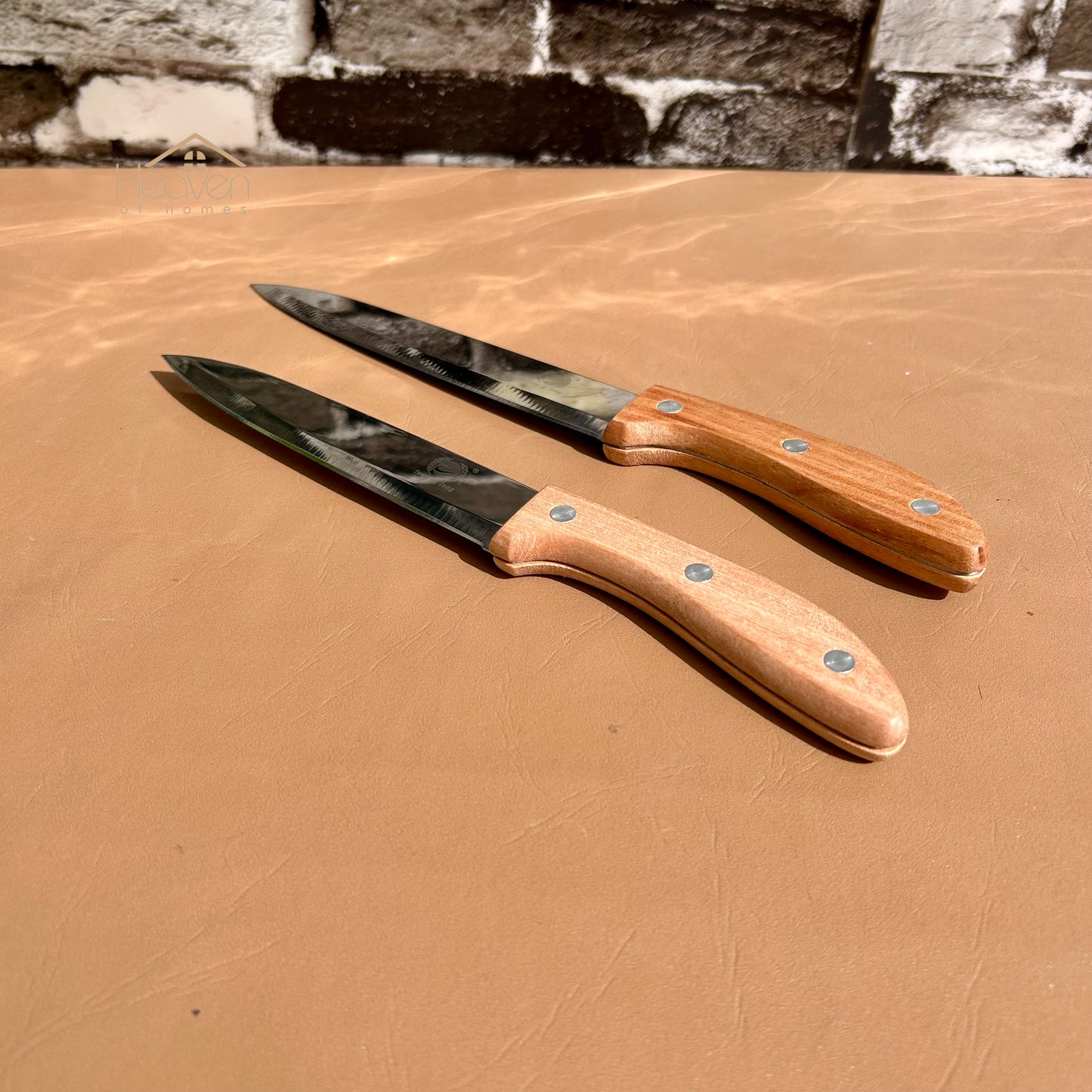 Set of 2 Kitchen Knives – Stainless Steel Chef & Utility Knife Combo for Everyday Cooking - Heaven of homes - Sale Pakistan
