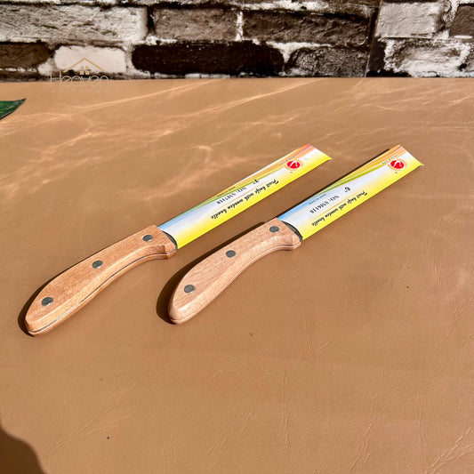 Set of 2 Kitchen Knives – Stainless Steel Chef & Utility Knife Combo for Everyday Cooking - Heaven of homes - Sale Pakistan