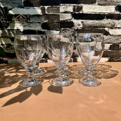Nova® 6-Piece 325 ml Clear Vine Glassware Set – Premium Tumblers for Water, Juice & Soft Drinks Party
