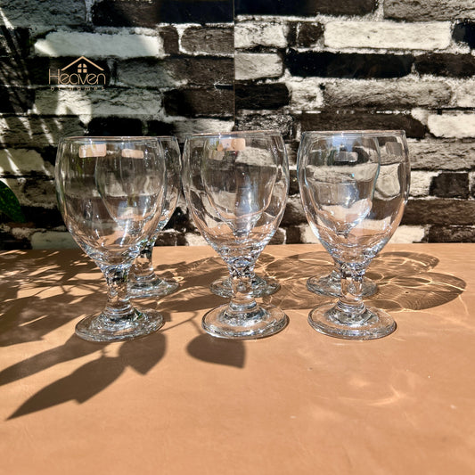 Nova® 6-Piece 325 ml Clear Vine Glassware Set – Premium Tumblers for Water, Juice & Soft Drinks Party