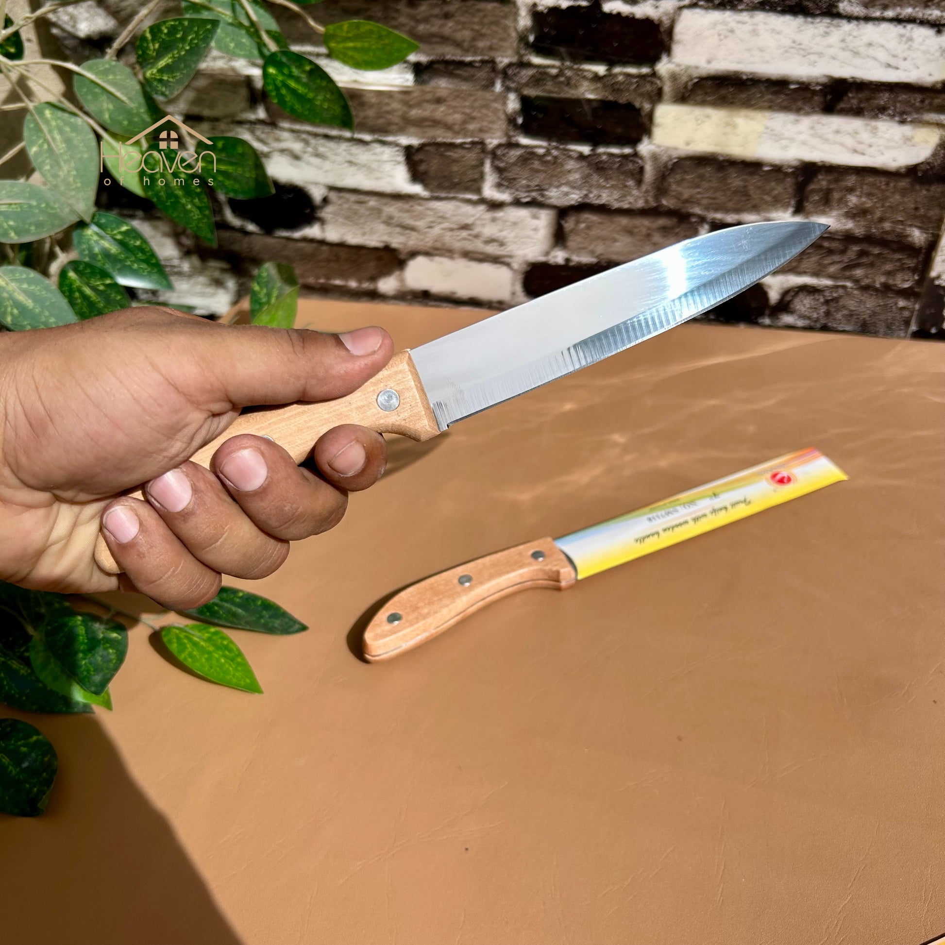 Set of 2 Kitchen Knives – Stainless Steel Chef & Utility Knife Combo for Everyday Cooking - Heaven of homes - Sale Pakistan