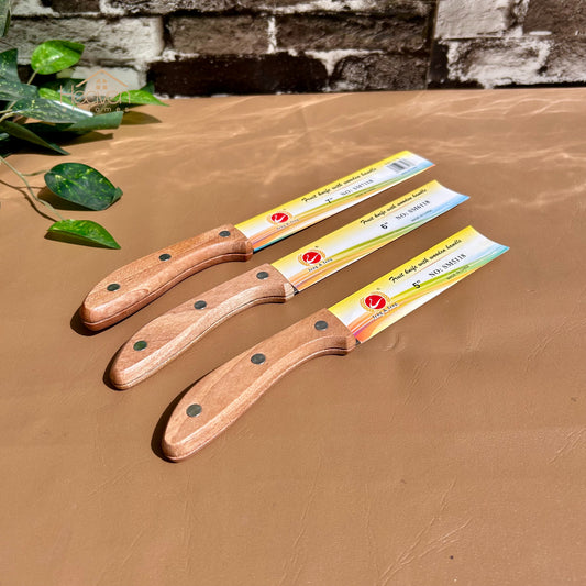 Heaven Set of 3 Stainless Steel Knives – Chef & Utility Knife Combo for Every Cooking Need - Heaven of homes - Sale Pakistan