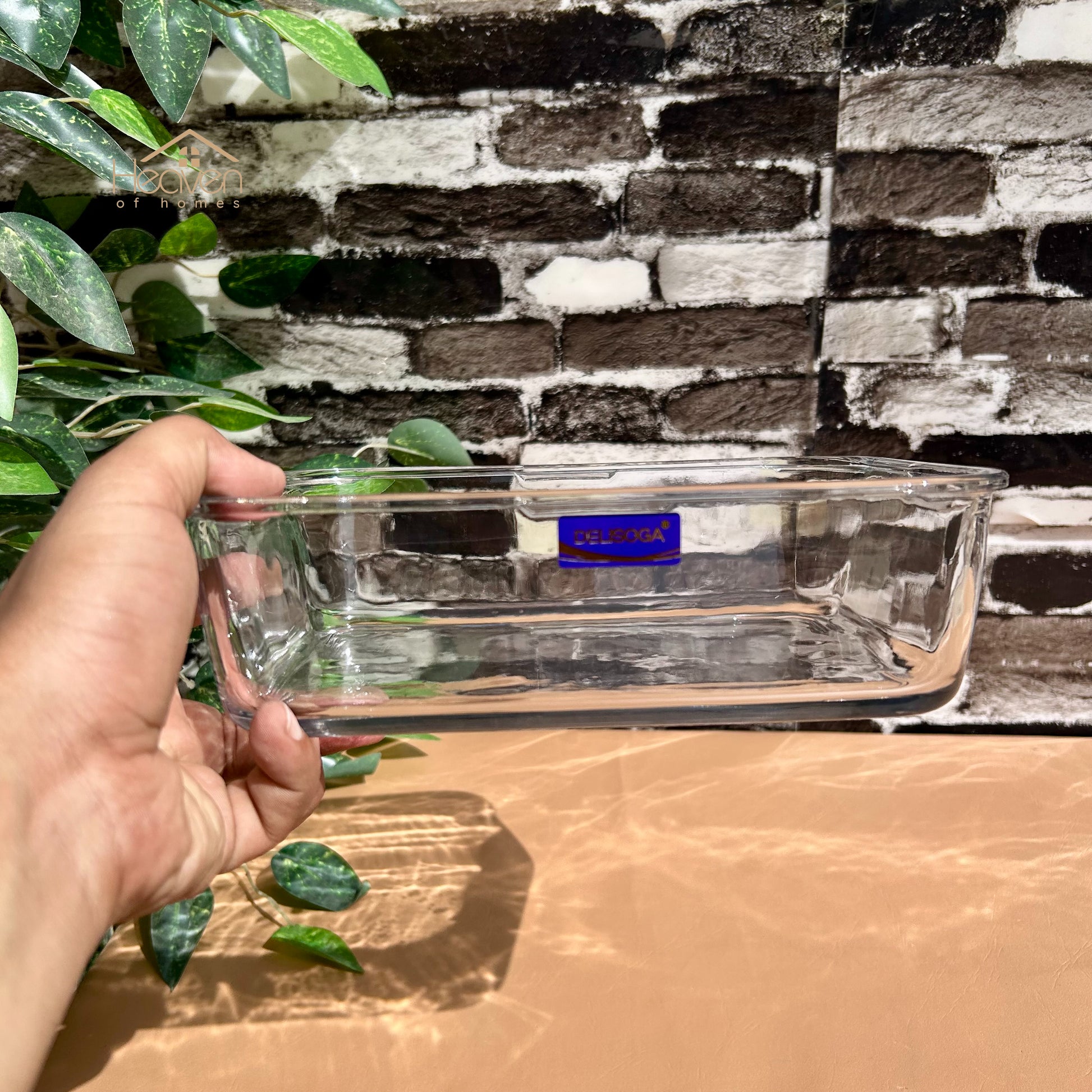 Delisoga®Clear Glass Microwave Safe Dishes - Heaven of homes - Sale Pakistan
