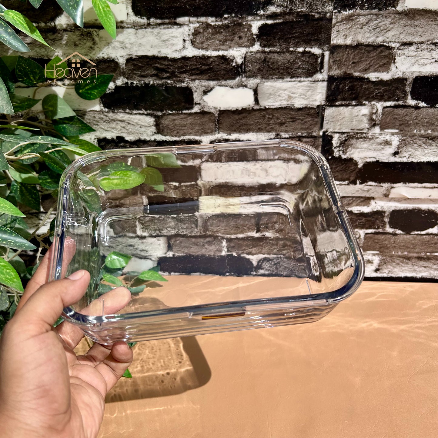 Delisoga®Clear Glass Microwave Safe Dishes - Heaven of homes - Sale Pakistan