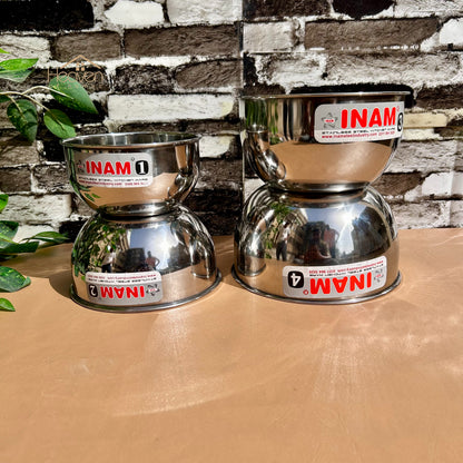 Stainless Steel Serving Bowls – Durable & Elegant Bowls for Kitchen and Dining - Heaven of homes - Sale Pakistan