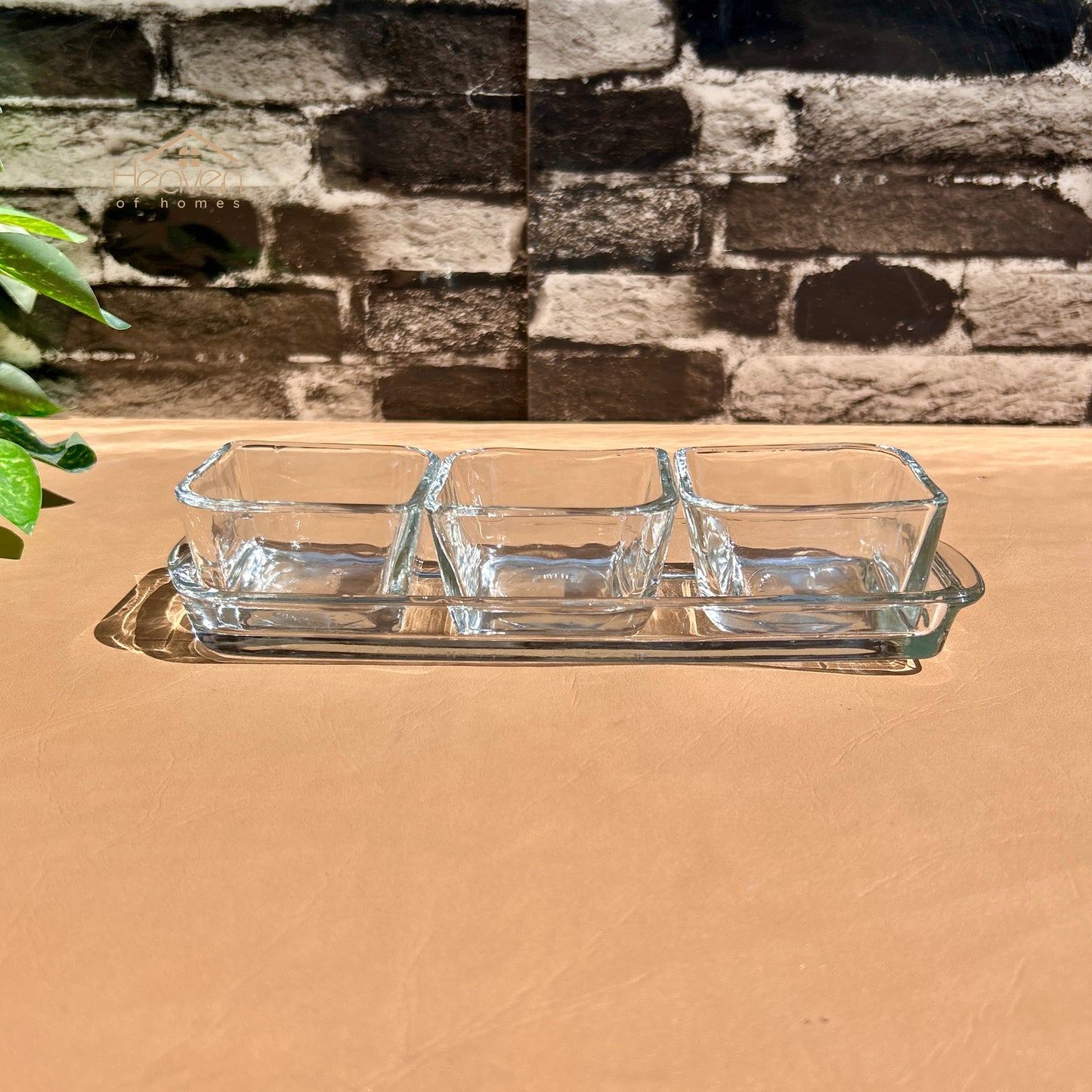 Heaven® 3-Piece Sauce Dip Bowl Set – Mini Condiment & Chutney Serving Dishes