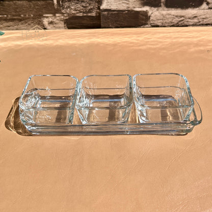 Heaven® 3-Piece Sauce Dip Bowl Set – Mini Condiment & Chutney Serving Dishes