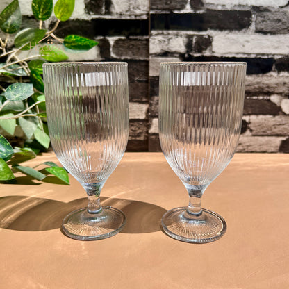 Delisoga® 6-piece 340ml Transparent Vine Glass Drinking Glasses – For Home & Dining Imperial - K325B