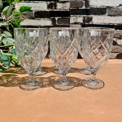 Delisoga® 6-piece 340ml Transparent Vine Glass Drinking Glasses – For Home & Dining Imperial - K325C