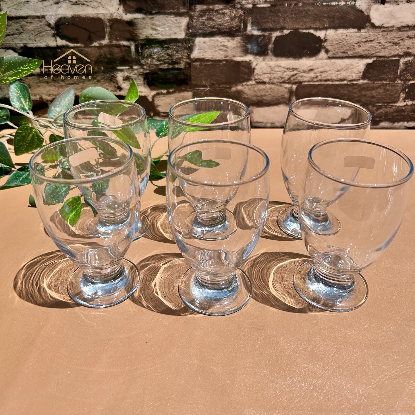 Nova® 6-piece Transparent Drinking Glasses – For Home & Dining Capri