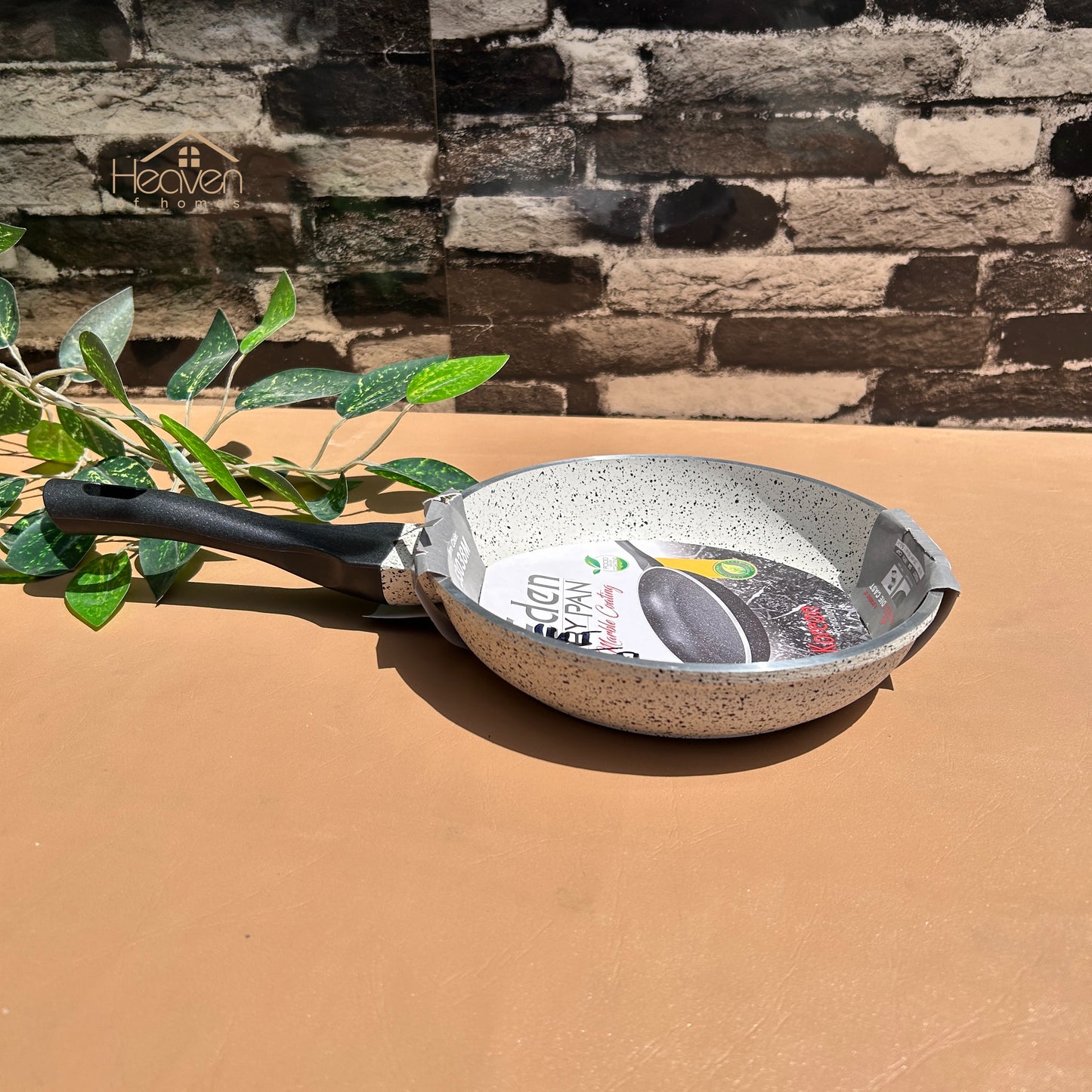 Sonex® Silver Steel Marble Coating Frying Pan | Non-Stick Premium Cookware Fry Pan