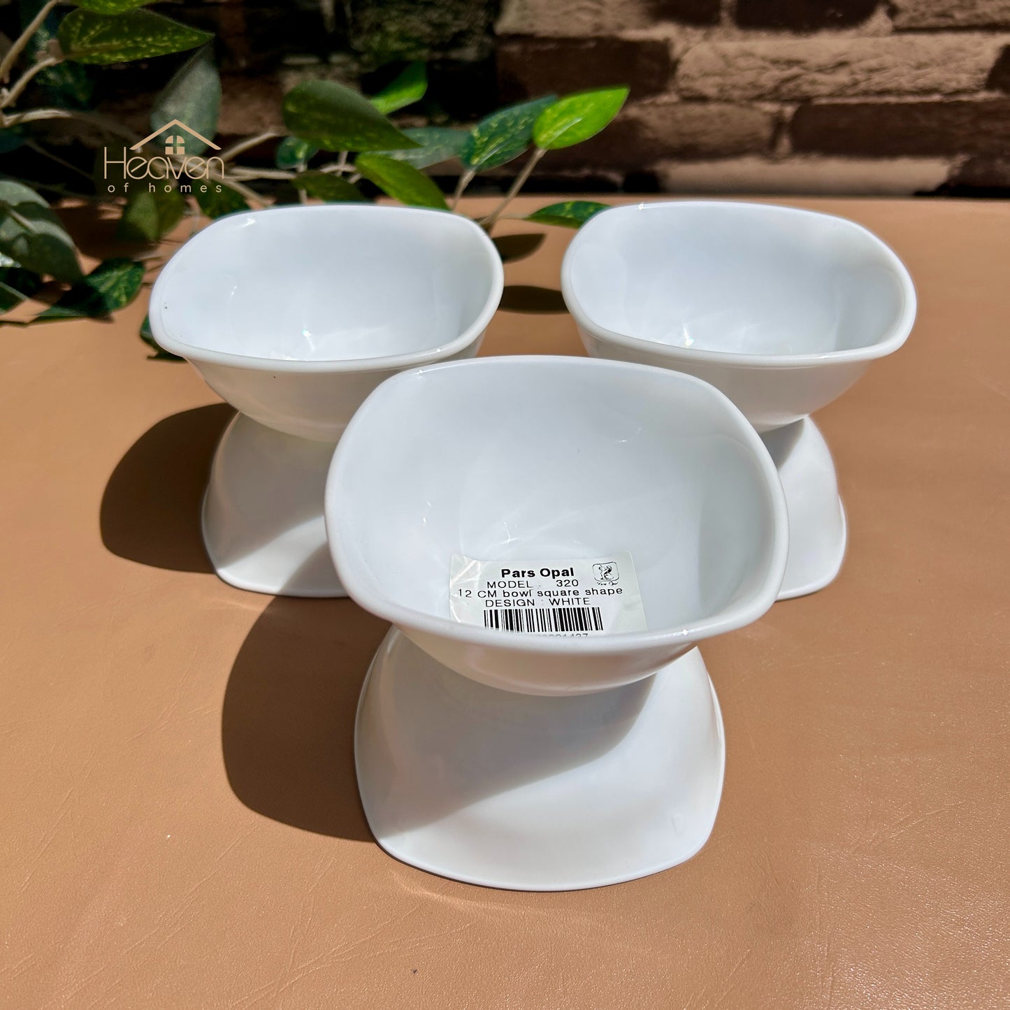 Opal® Set of 6 Marble Fruit Bowls | Premium Serving Bowls for Fruits, Desserts & Snacks 4 Inches