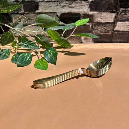 Heaven® Pure Stainless Steel Golden Cutlery Rust-Resistant & Dishwasher Safe Spoons
