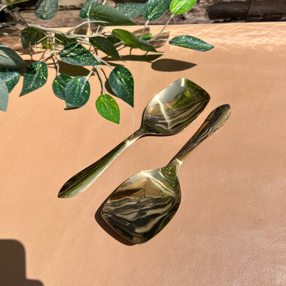 Heaven® Pure Stainless Steel Golden Cutlery Rust-Resistant & Dishwasher Safe Spoons