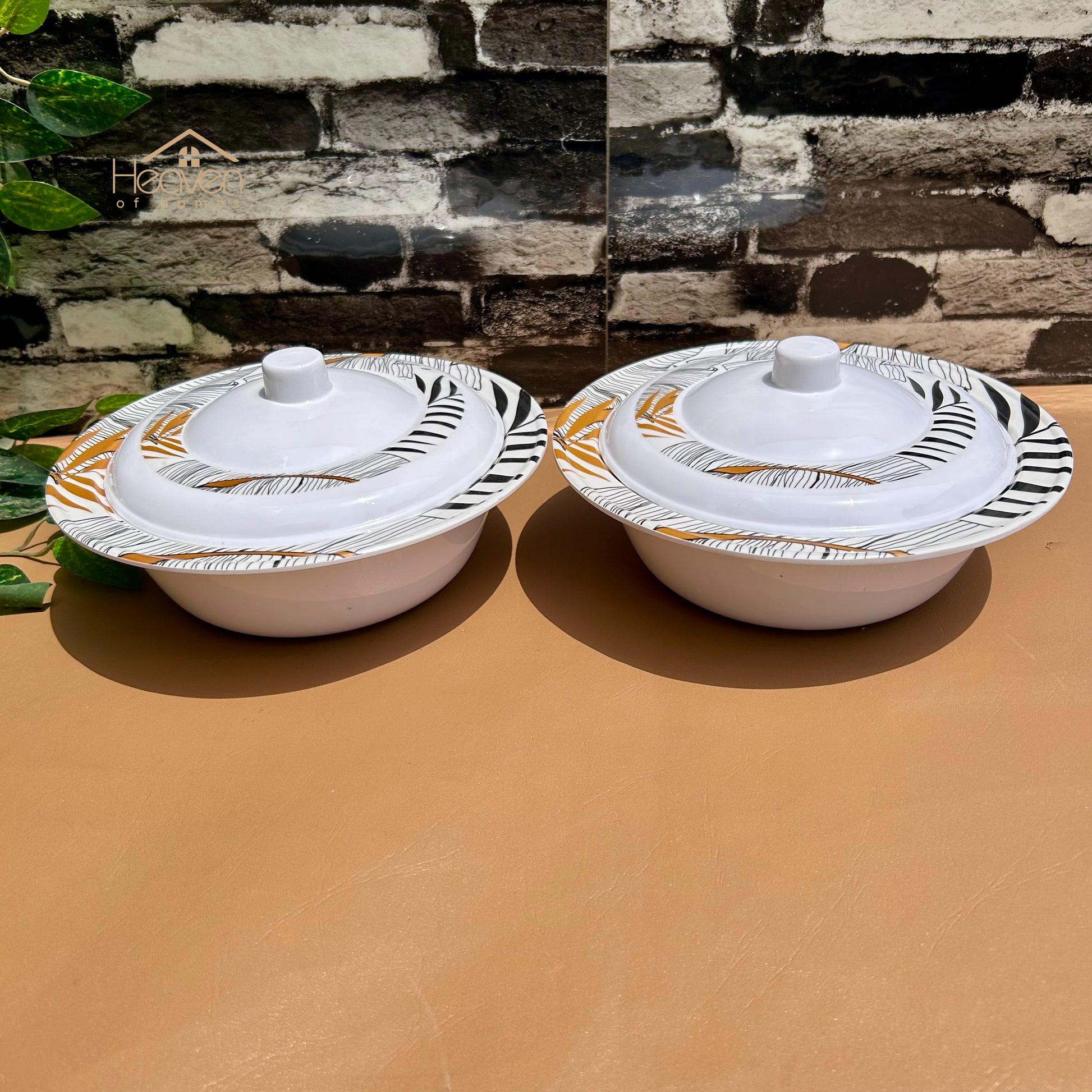 Heaven® Melamine Dinner Bowls and Rice Dishes – Heavyweight, Durable, Stain-Resistant, Double-Glazed Finish - Heaven of homes - Sale Pakistan