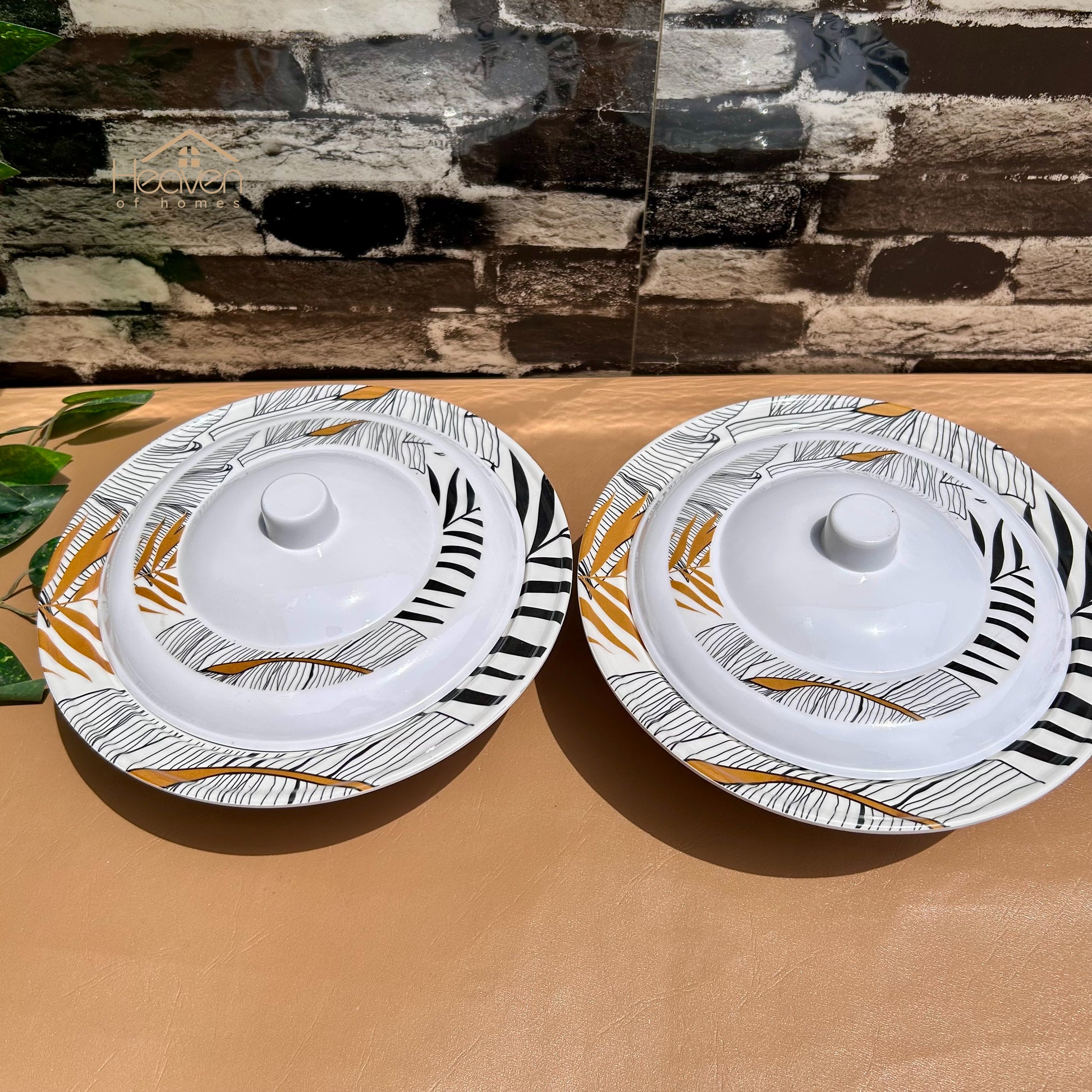 Heaven® Melamine Dinner Bowls and Rice Dishes – Heavyweight, Durable, Stain-Resistant, Double-Glazed Finish - Heaven of homes - Sale Pakistan
