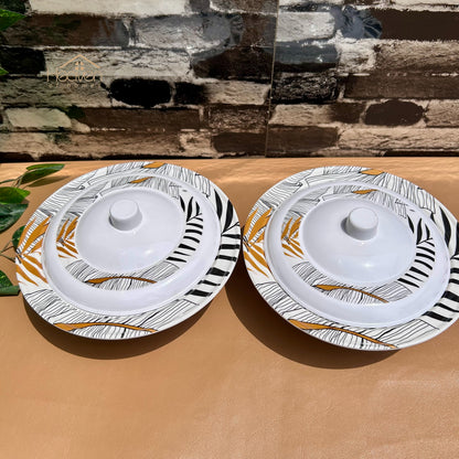 Heaven® Melamine Dinner Bowls and Rice Dishes – Heavyweight, Durable, Stain-Resistant, Double-Glazed Finish - Heaven of homes - Sale Pakistan
