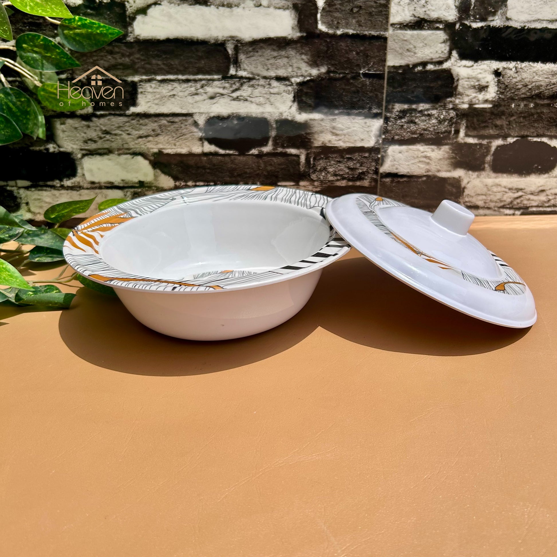 Heaven® Melamine Dinner Bowls and Rice Dishes – Heavyweight, Durable, Stain-Resistant, Double-Glazed Finish - Heaven of homes - Sale Pakistan