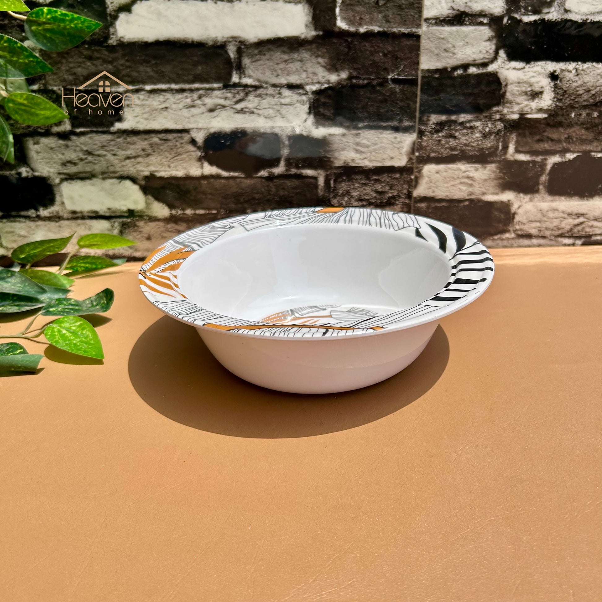 Heaven® Melamine Dinner Bowls and Rice Dishes – Heavyweight, Durable, Stain-Resistant, Double-Glazed Finish - Heaven of homes - Sale Pakistan