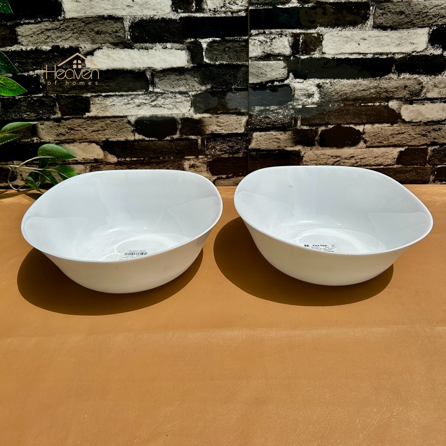 Opal® Set of 2 Marble Bowls | Premium Serving Bowls for Serving 9 Inches