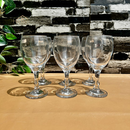 Nova® 6-piece Transparent Vine Glass Drinking Glasses – For Home & Dining Imperial 280 ML