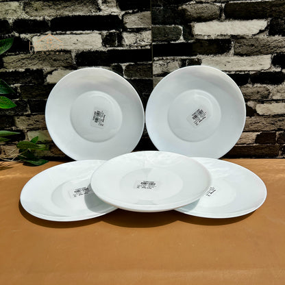 Opal® Set of 6 Round Marble Rice Plates – 9 Inch Dinner Plates