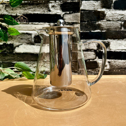 Heaven® Glass Stovetop Kettle – Heat-Resistant Tea & Water Boiling Kettle for Kitchen