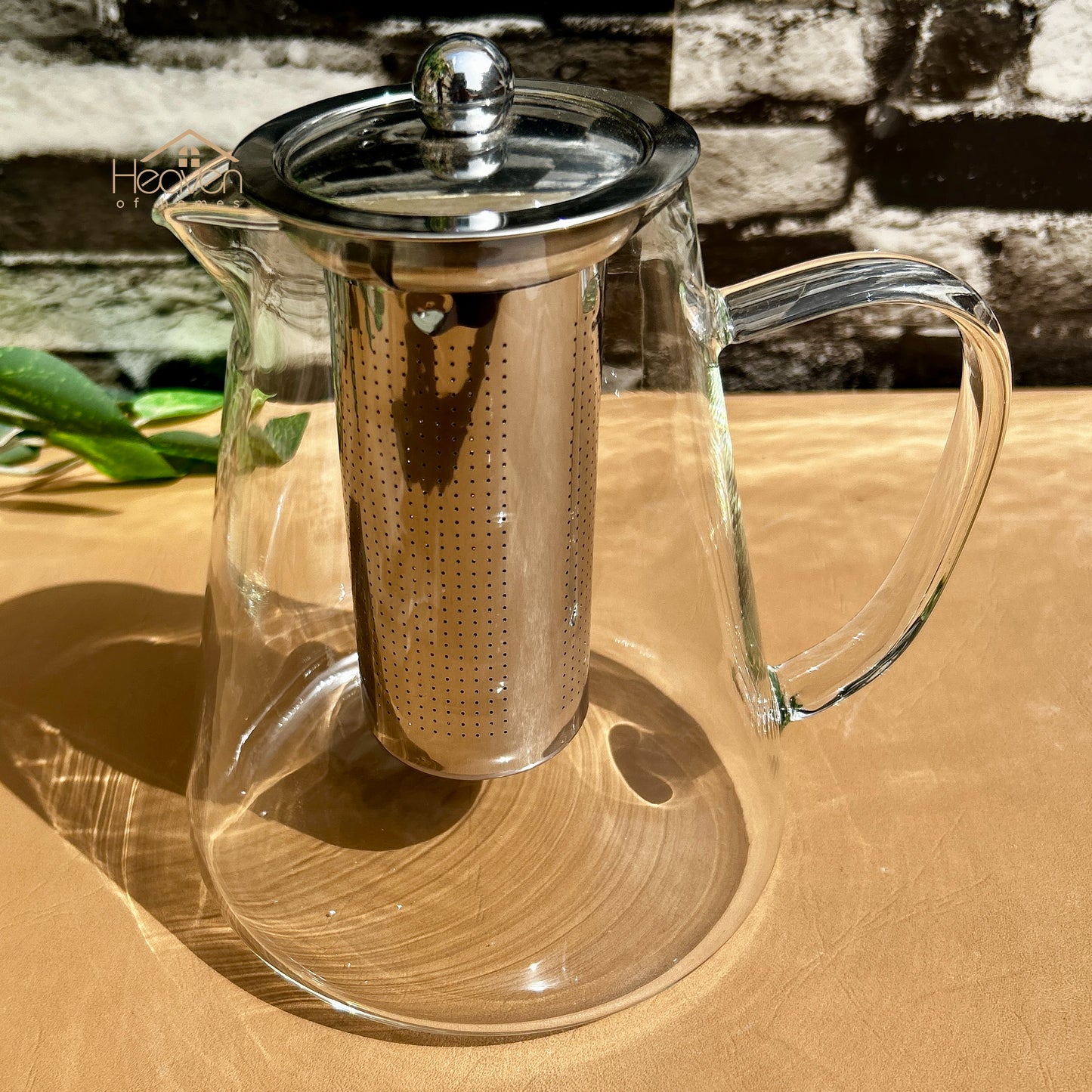 Heaven® Glass Stovetop Kettle – Heat-Resistant Tea & Water Boiling Kettle for Kitchen