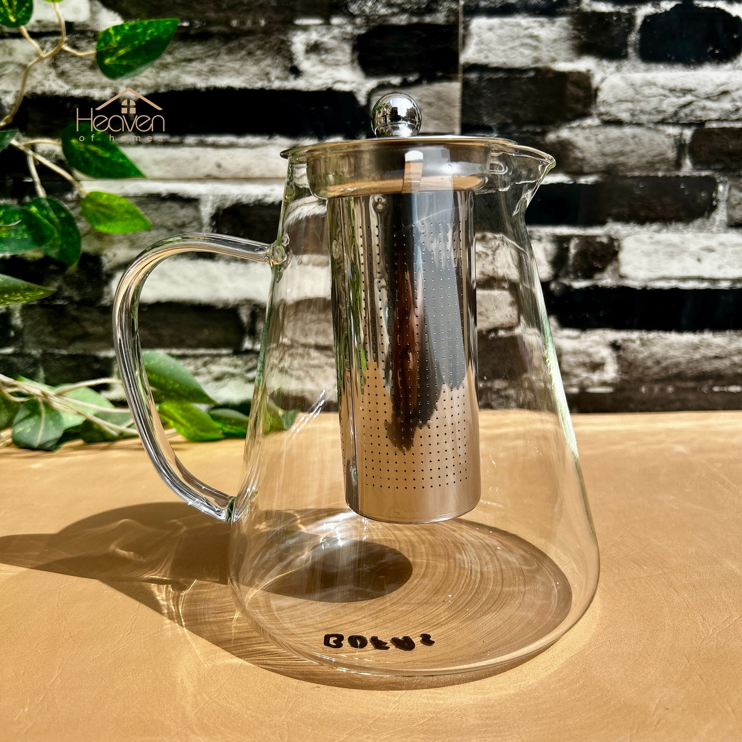 Heaven® Glass Stovetop Kettle – Heat-Resistant Tea & Water Boiling Kettle for Kitchen