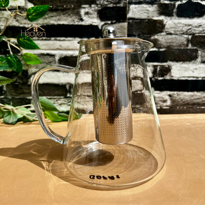 Heaven® Glass Stovetop Kettle – Heat-Resistant Tea & Water Boiling Kettle for Kitchen