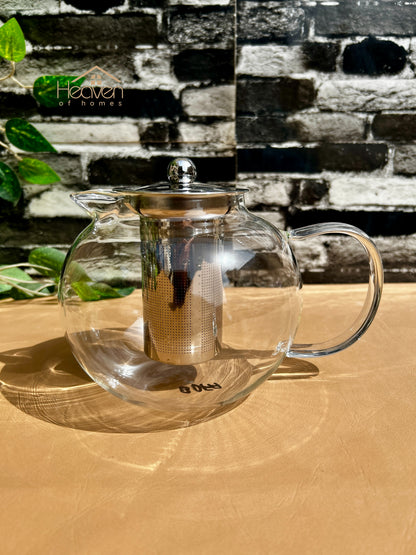 Heaven® Glass Stovetop Kettle – Heat-Resistant Tea & Water Boiling Kettle for Kitchen