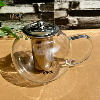 Heaven® Glass Stovetop Kettle – Heat-Resistant Tea & Water Boiling Kettle for Kitchen