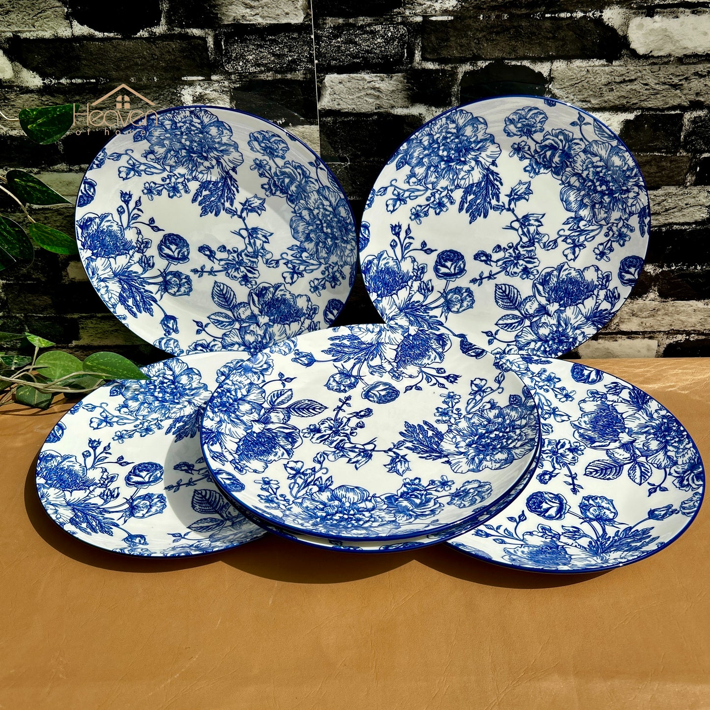 Heaven® Floral Blue Porcelain