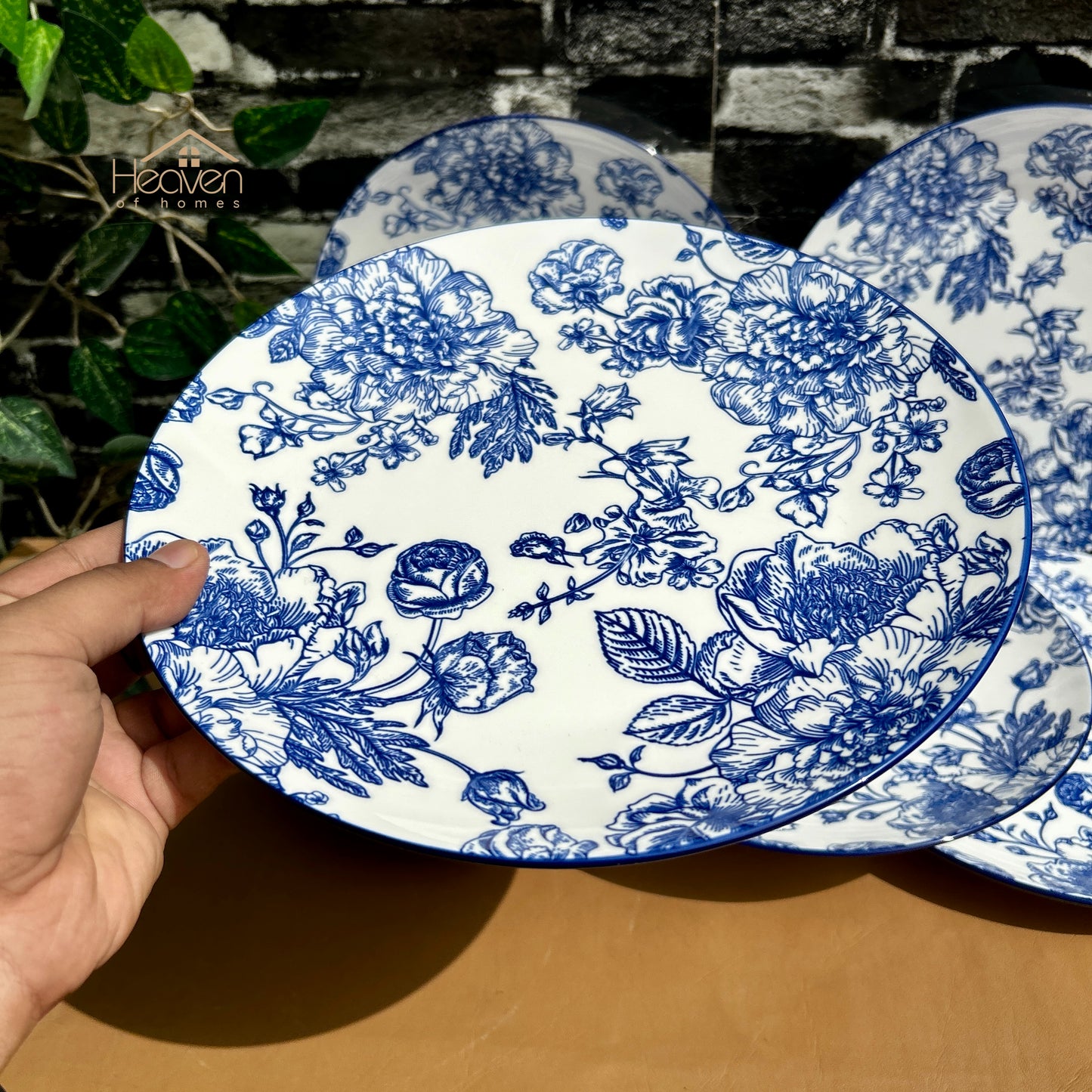 Heaven® Floral Blue Porcelain