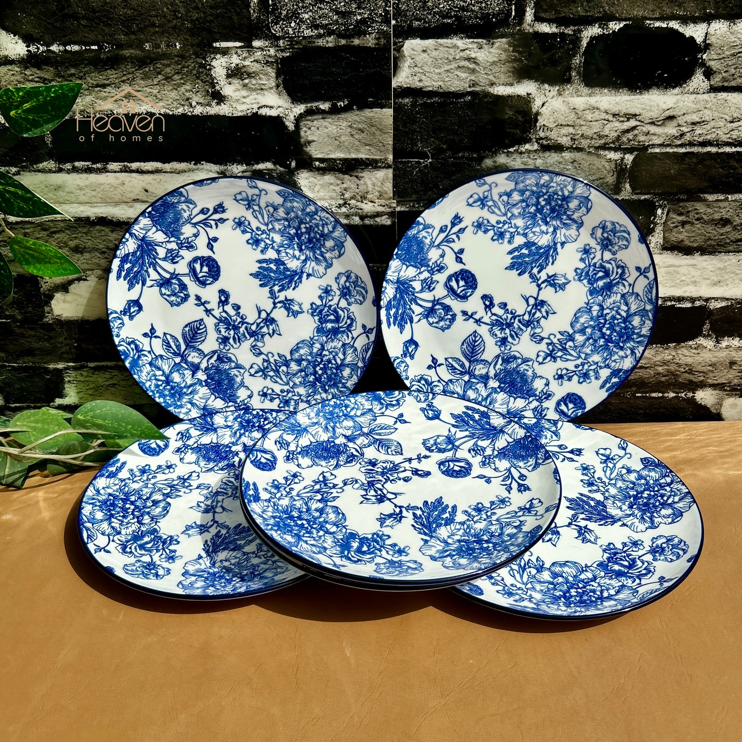 Heaven® Floral Blue Porcelain
