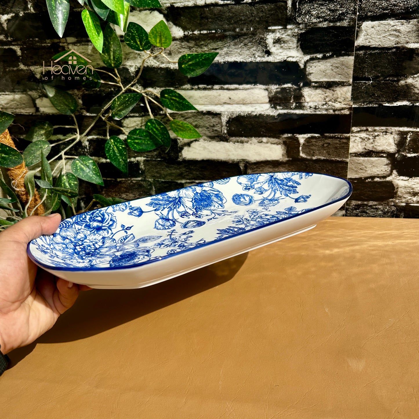 Heaven® Floral Blue Porcelain